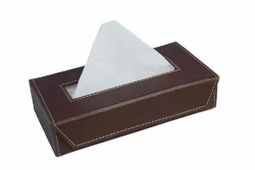 Dark Brown Tissue Box Holder