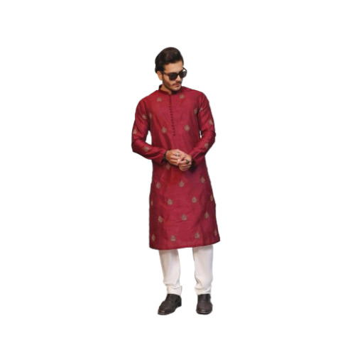 Mens Silk Kurta Pajama Set
