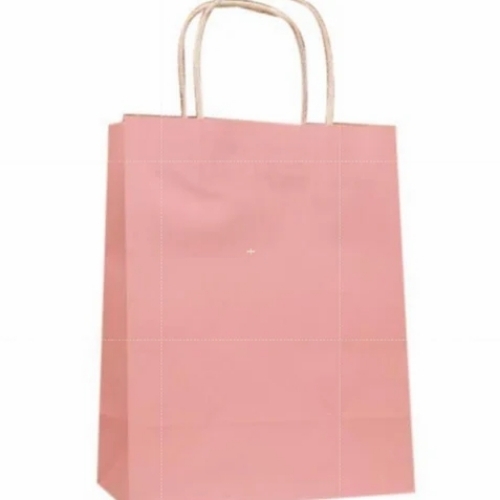 Plain Paper Bag - Color: Pink