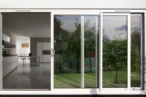 Powder Coated Sliding Aluminum Window - Color: White