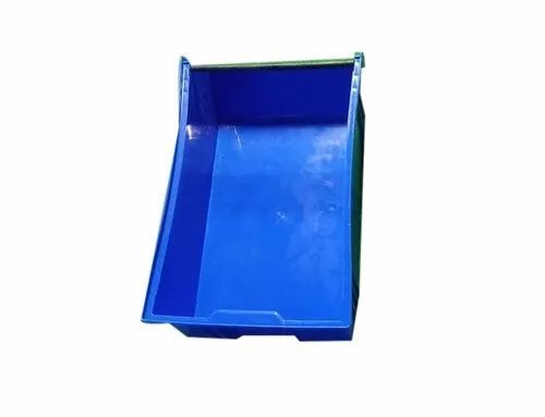 Blue Durable Plastic Storage Crates