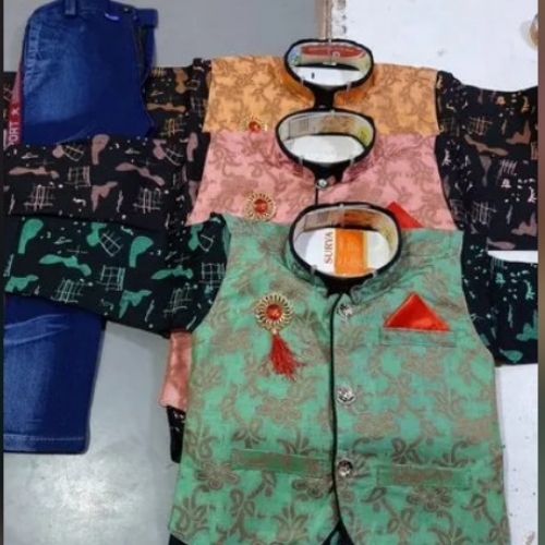 Kids Jodhpuri Kurta Pyjama