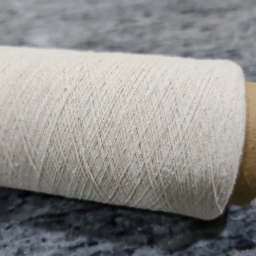 Silk noil yarn