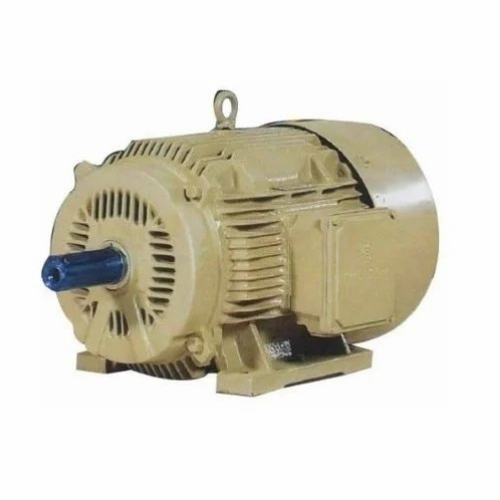 Three Phase Induction Motor - Steel, Gray, Three Phase | Long Lasting, Durable, 1 Year Warranty, Industrial Use, Good Condition