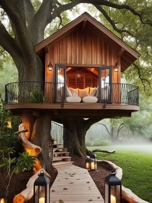Wooden Tree House