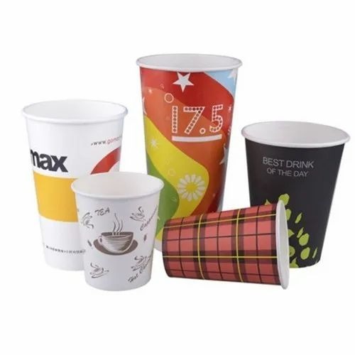 Disposable Printed Paper Glass 210ml