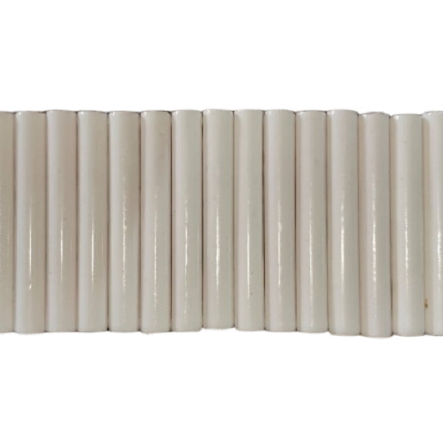 Ignition Electrode Glaze Tube - Color: White