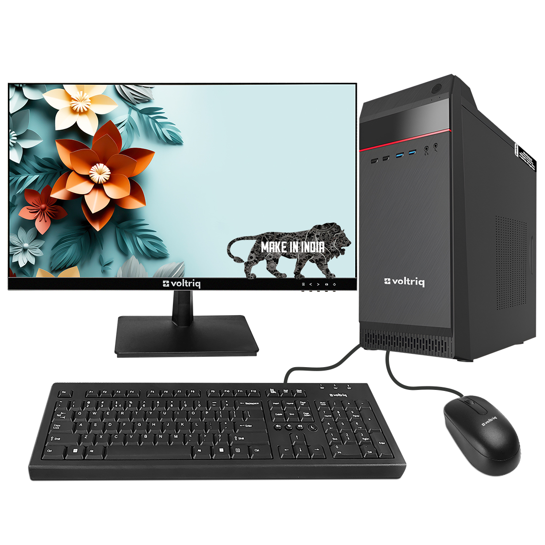 Voltriq 24 Inches Screen Computer