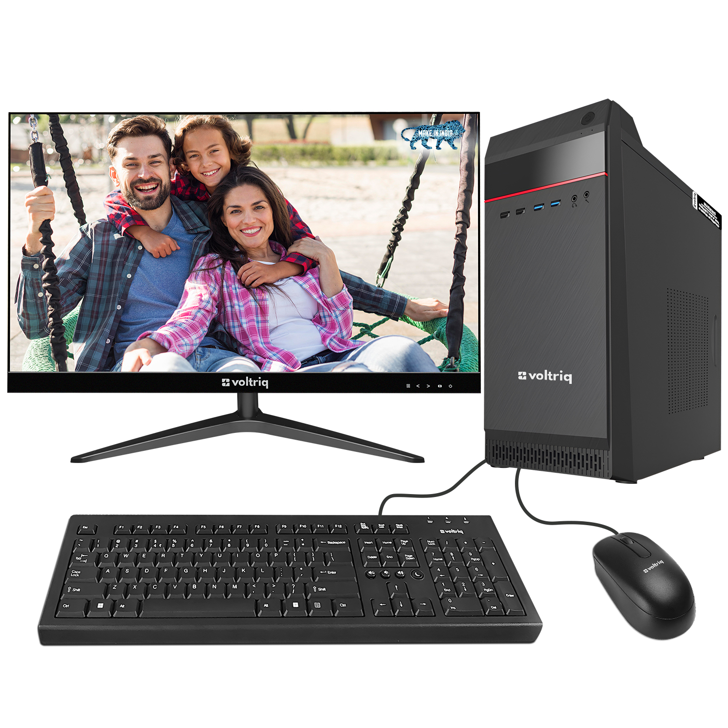 Voltriq Consumer Series 27 Inch Monitor Desktop Computer
