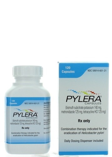 Bismuth Subcitrate Potassium Metronidazole And Tetracycline Hydrochloride Capsules - Physical Form: Solid