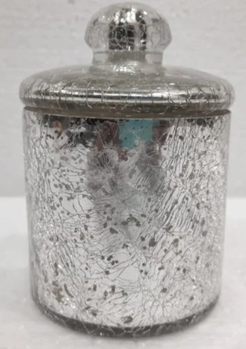 Glass Candle Holder Jar