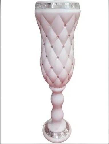 2 Feet White Fiber Flower Pot