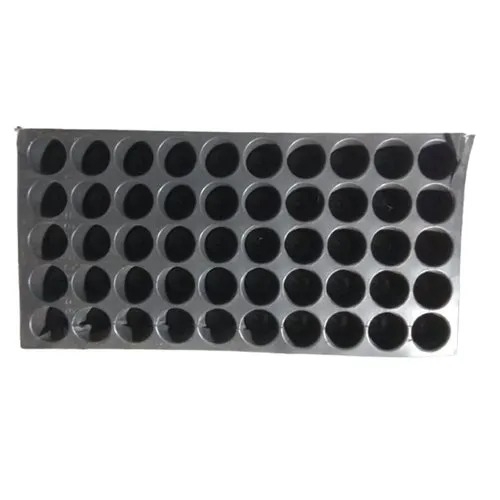 50 Cavity Round Seedling Tray - Material: Plastic