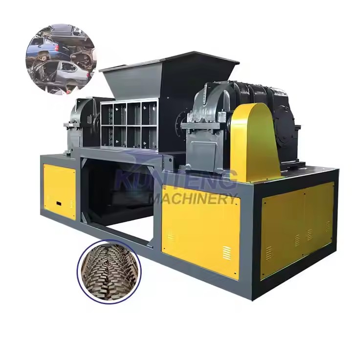 Dual Shaft Hospital Waste Shredding Machine