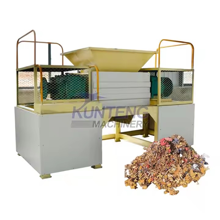 Dual Shaft Shredder For Pe Pp Waste Hospital Waste - Automatic Grade: High