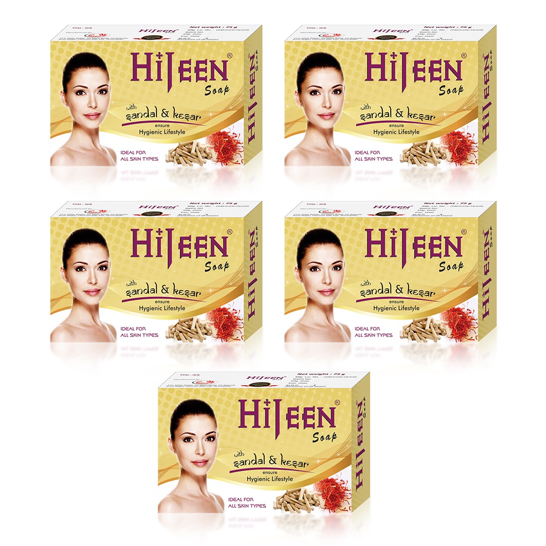 Hijeen Sandal Kesar Soap - Feature: Skin Friendly