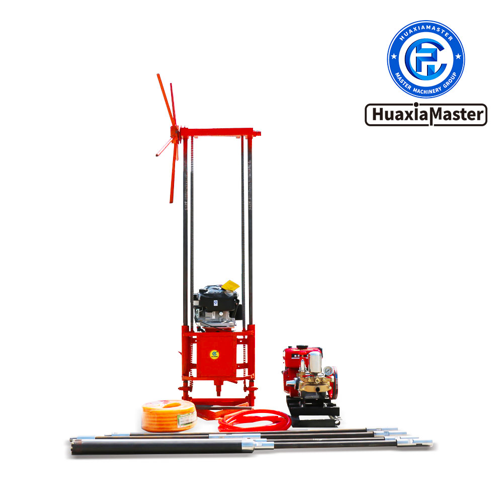 Qz Two Speed Lightweight Exploration Drilling Machine - Red, 220-240V, Two-Speed Gearbox | Compact Structure, Stable Performance, Easy Operation
