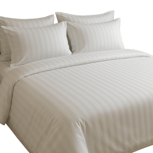 White Striped Bedsheet