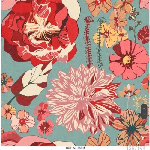 Floral Print Fabric