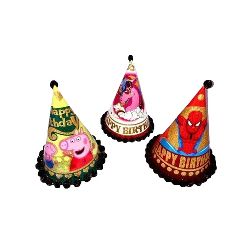 Pom Pom Birthday Caps