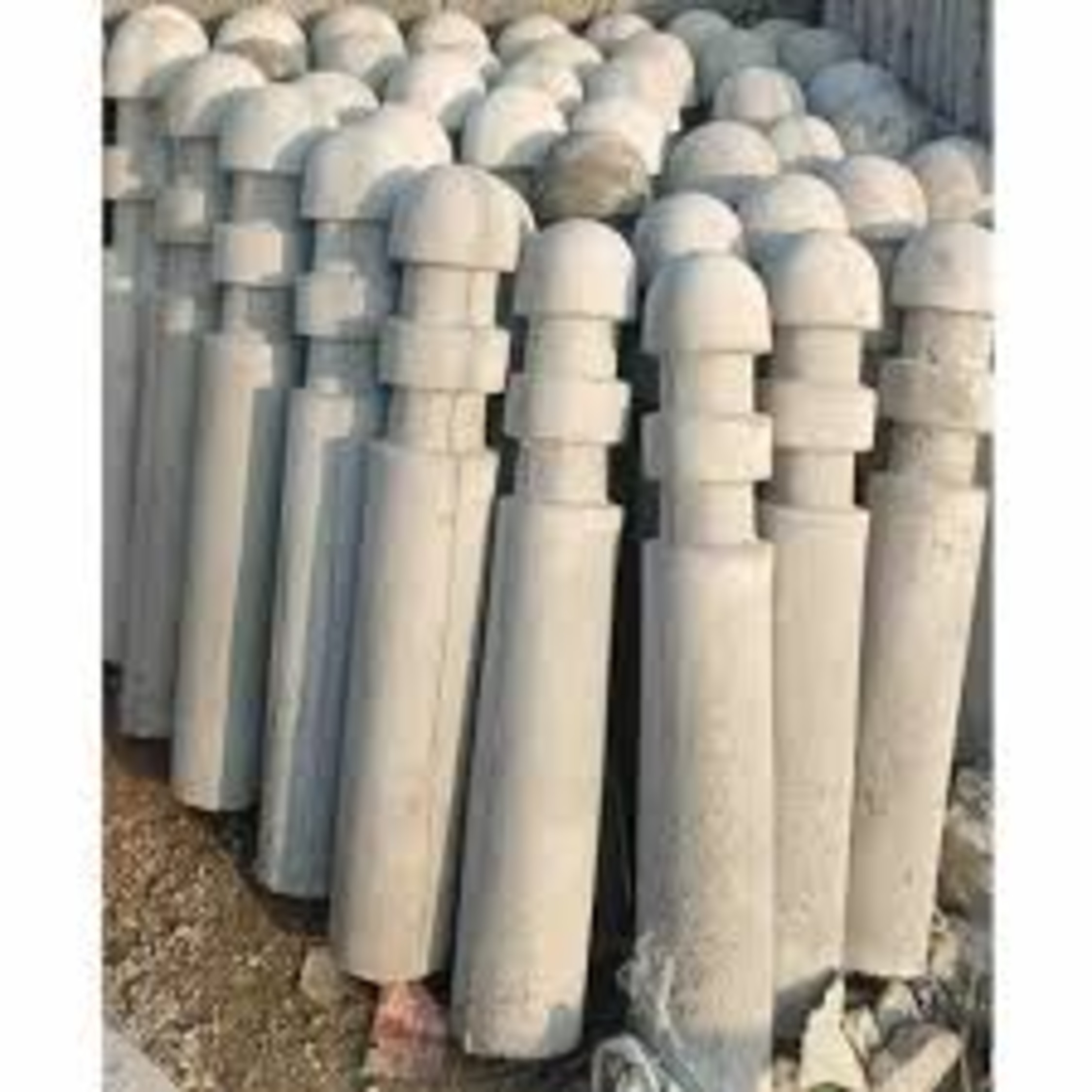 Rcc Concrete Bollards - Color: White
