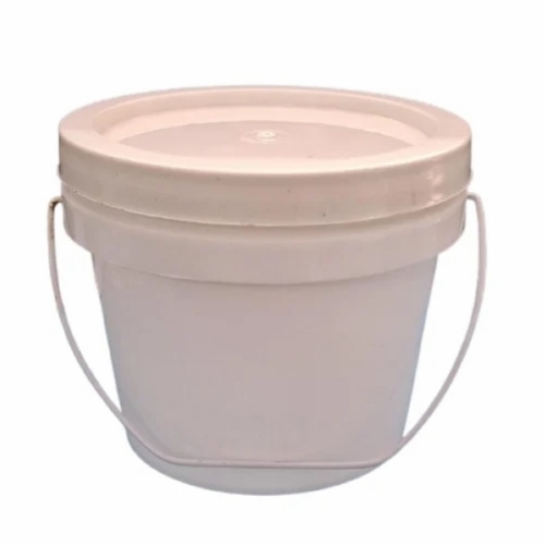 2 Kg White Plastic Paint Bucket 