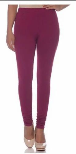 Ladies Burgundy Churidar Legging