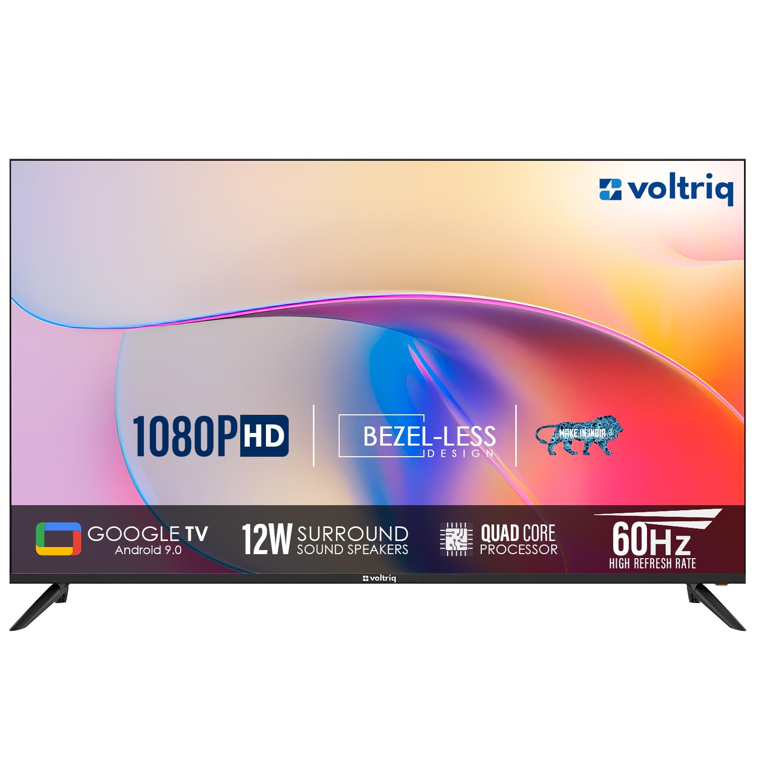 Voltriq 32-Inch Hd Ready Smart Led Google Tv