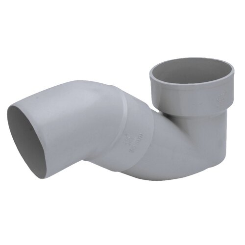 Grey Pvc Flat Trap - Size: Inch