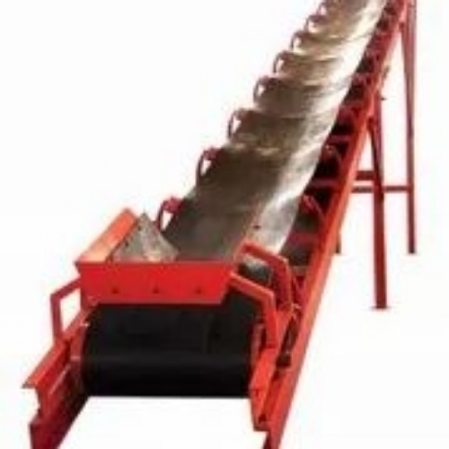 Rubber Belt Conveyor - Color: Red