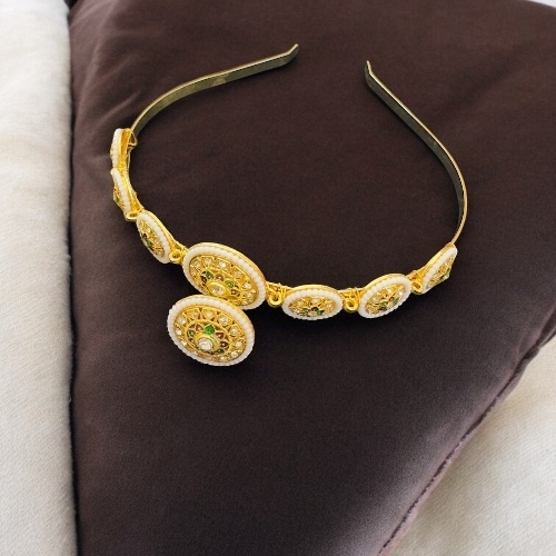 Gold Plated Hair Set Imitation Jewelery