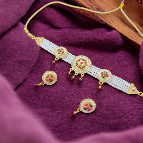 Pearl Choker Set