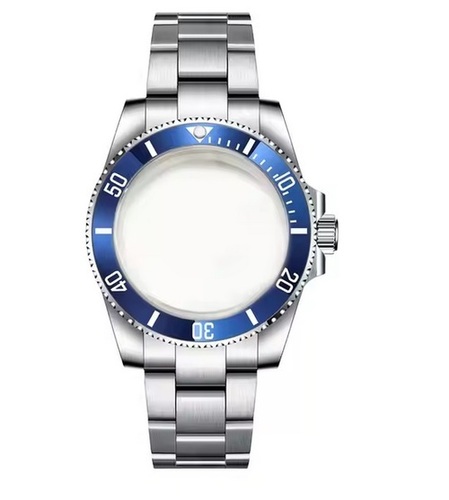 40mm Wristwatch Parts with Ceramics Bezel Stainless Steel Strap