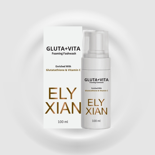 Elyxian Glutathione & Vitamin C Foaming Face Wash | Gentle, Fragrance-Free Cleanser