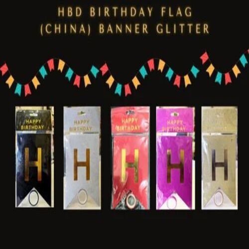 Glitter Birthday Banners