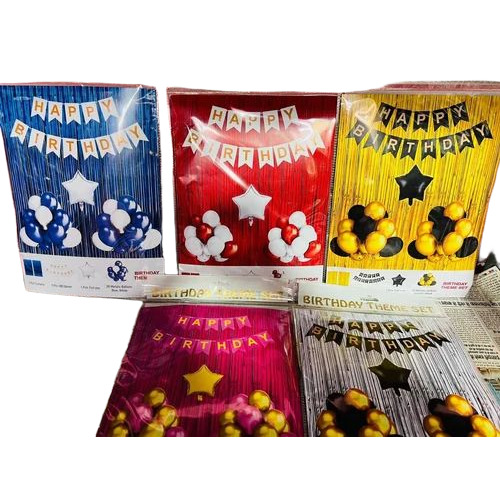 Happy Birthday Banner Combo Set