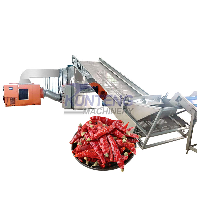 Large Industrial Red Chili Dehydrator Drying Vegetable Machine Fruit and Vegetable Drying Machine Pepper Dryer