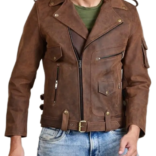 Mens Pure Leather Jacket