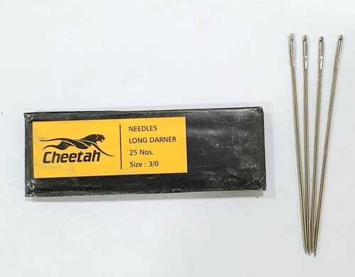 Cheetah 3/0 Long Darner Hand Sewing Needle