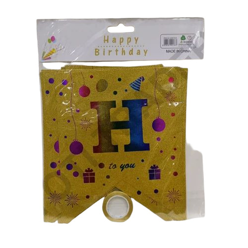 Happy Birthday Paper Banner