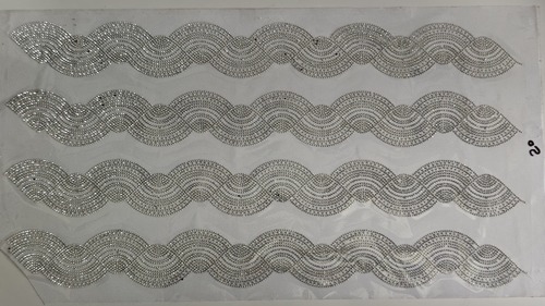 Silver Nylon Zari