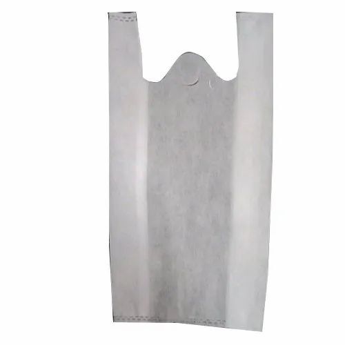 W Cut White Non Woven Bag - Fabric Capacity: 2.5Kg