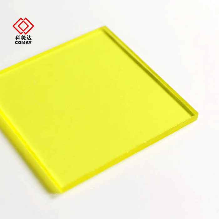 COMAY Yellow Cast Acrylic Sheet 100% Virgin PMMA