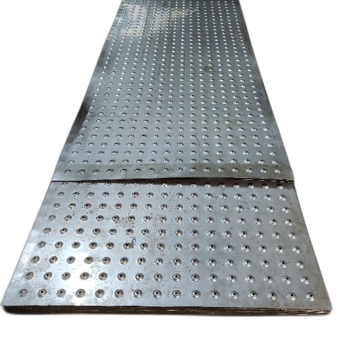 Dimpled Stainless Steel Perforated Sheet