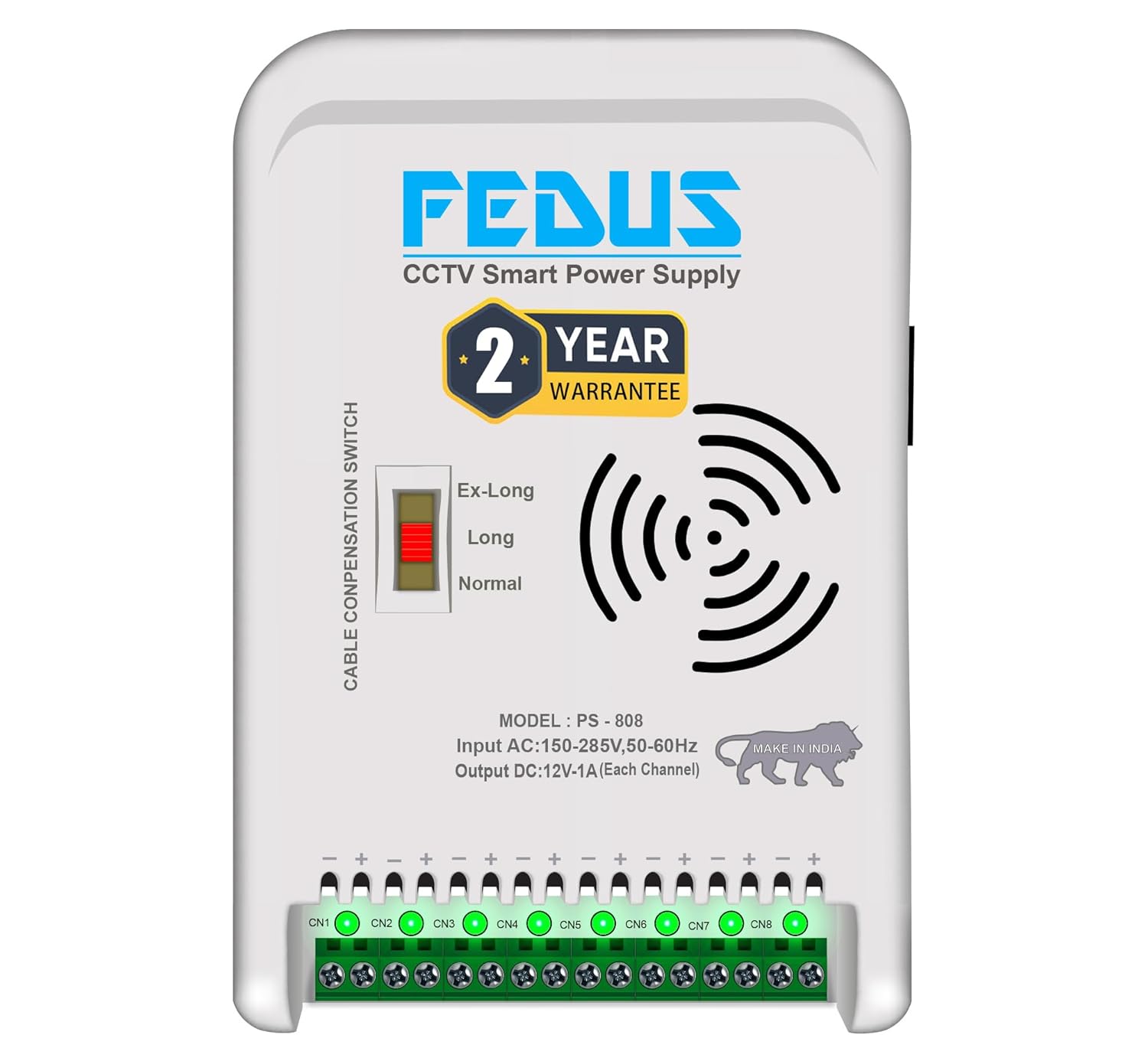 Fedus 8 Channel Smps For Cctv