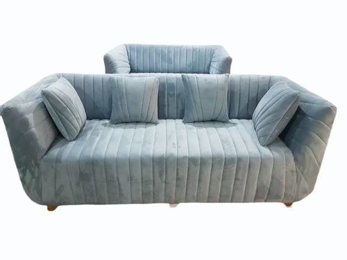 Light Blue Three Seater Sofa