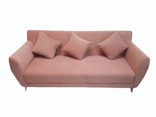 Pink Three Seater Sofa