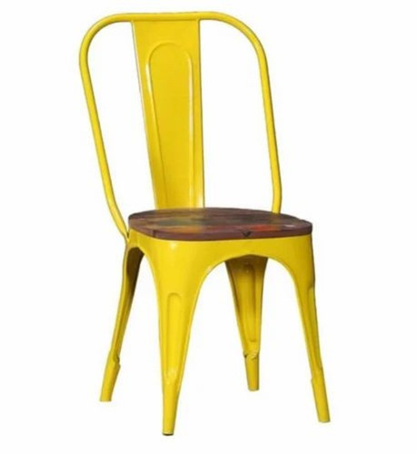 Cafeteria Chair With Wooden Top For Restaurants And Cafe