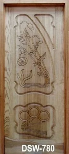 Polished Wood Carved Doors