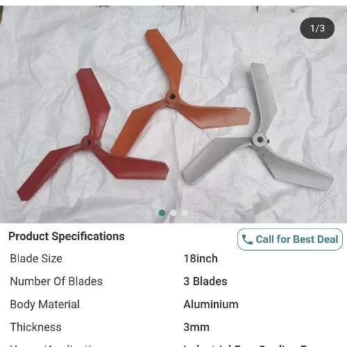 Wall Fan Aluminium Blade